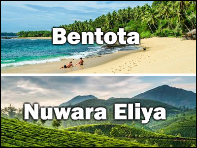 Bentota to Nuwara Eliya or Nuwara Eliya to Kandy Trnasfer