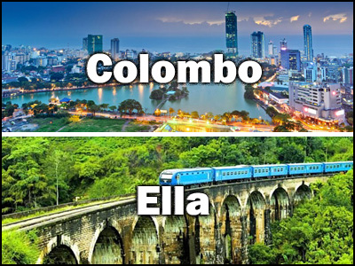 Ella to Colombo or Colombo to Ella Trnasfer