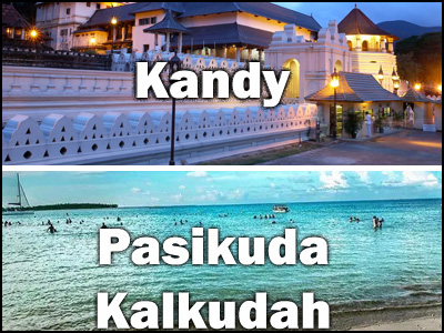 Pasikuda, Kalkudah to kandy or kandy to Pasikuda, Kalkudah trnasfer